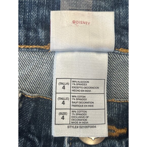 Disney Store Mickey Mouse Denim Skirt | Y2K Rhinestone Embellished | Y2K Revival - Picture 4 of 7